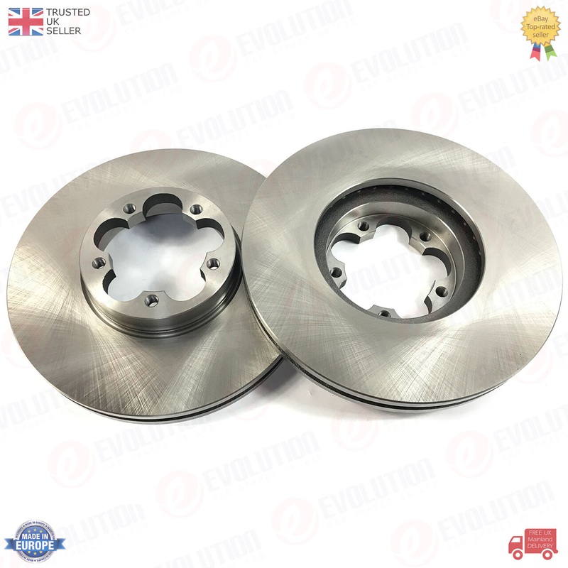 Ford Transit Mk8  A Pair Of Front Brake Discs Rear Twin Wheel 1812200