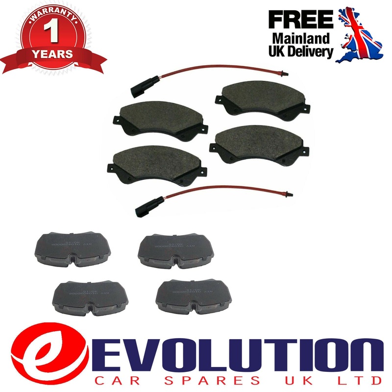 Front And Rear Brake Pads Set Fits Ford Transit Mk7, Mk8 14-On, 1501265, 1433952