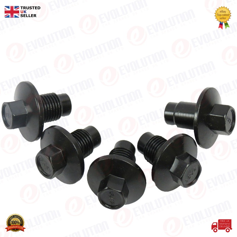 Oil Sump Plug (5 In The Pack) For Ford C-Max Focus Escort Fiesta, 97Jm 6730 B2a