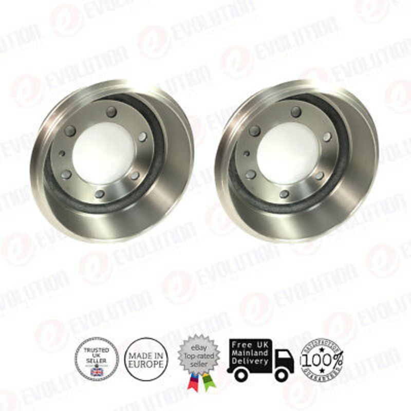 Rear Axle Break Drum Set Of 2 Fits London Taxi Lti Taxi Tx1, Tx2, Tx4