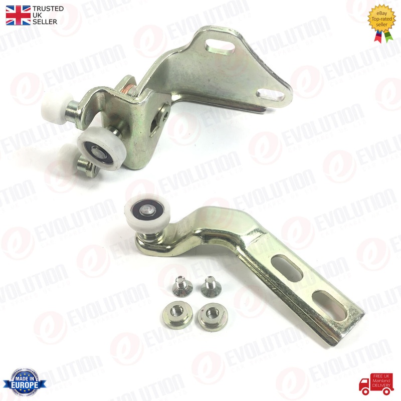 Right Sliding Door Lower + Upper Roller Guides Fits Sprinter 1996/06, Vw Lt Mk2
