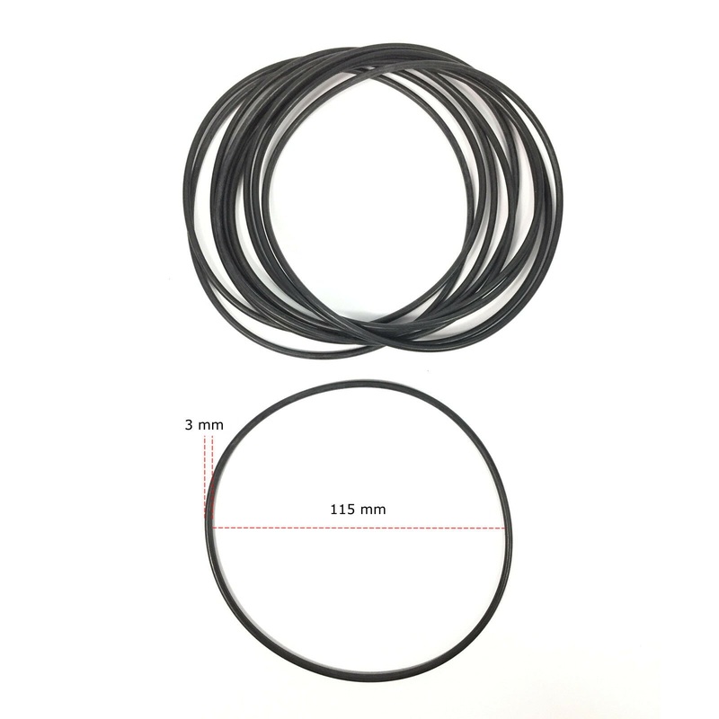 115 X 3Mm Rubber O-Ring Seal (10 Pcs)