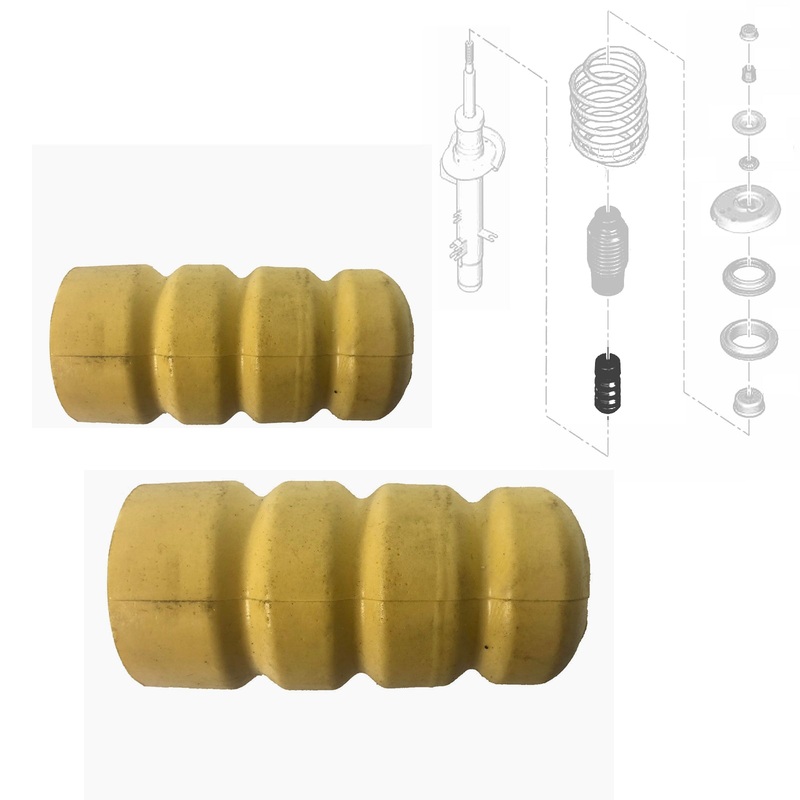 2 X Front Suspension Rubber Buffer Fits Citroen C2, C3 I, C3 Picasso 5033.72