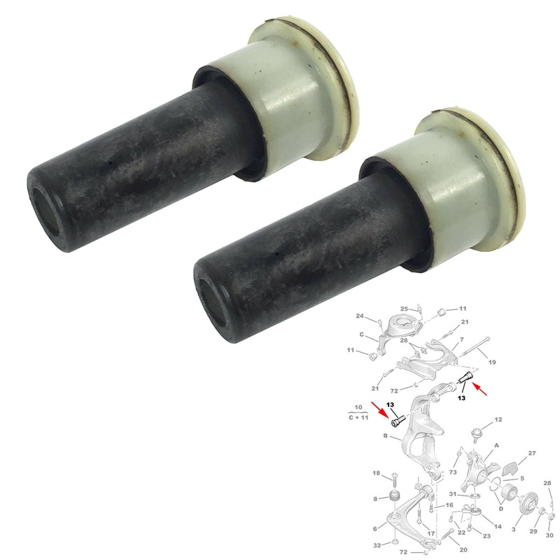 2 X Front Wishbone / Control Trailing Arm Bush Mounting Fits Citroen, Peugeot