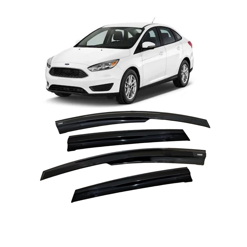 Ford Focus Wind Rain Smoke Deflector Set 2006 To 2012