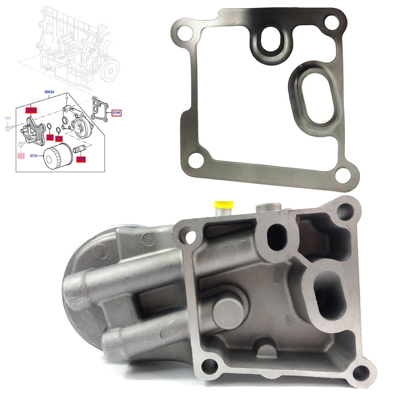 Oil Cooler Kit Gasket Fits Ford Connect, Focus, Fiesta, 1405017, 1212742