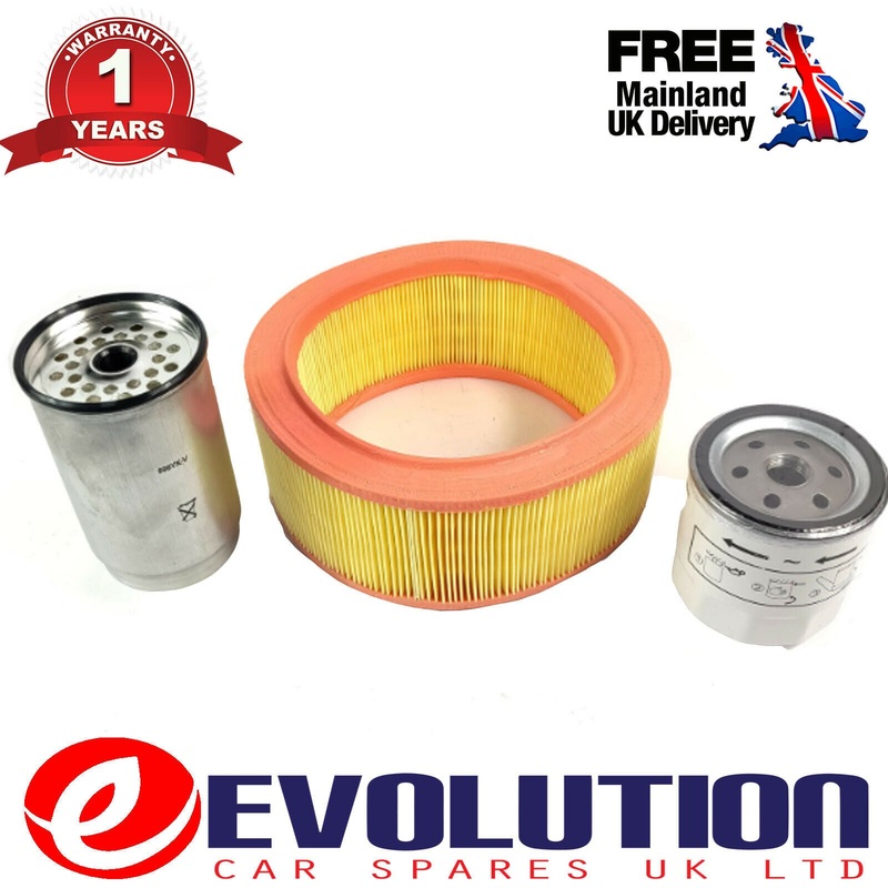 Service Kit Oil Air Fuel Filters Fits Ford Transit 2.5 Mk4, Mk5 91-97, 1059924