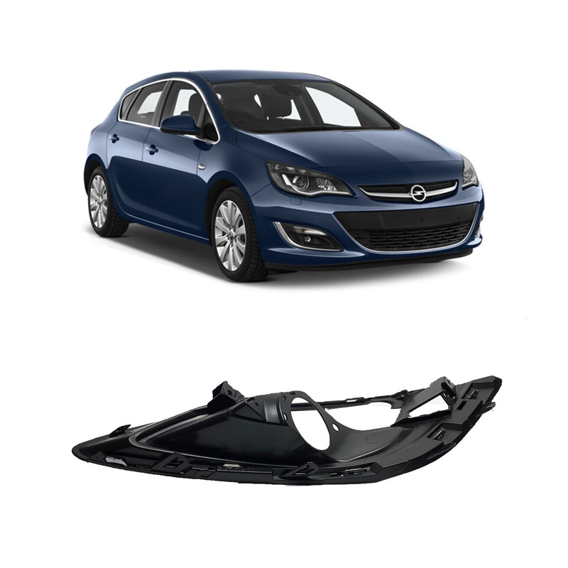 Vauxhall Astra J Mk6 Front Rh Bumper Fog Cover Fog Light Frame Bar Chrome