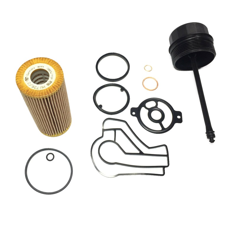 Vw Crafter Oil Filter Housing Gasket Kit Cover Lt 30-35 30-50 2.5 Tdi