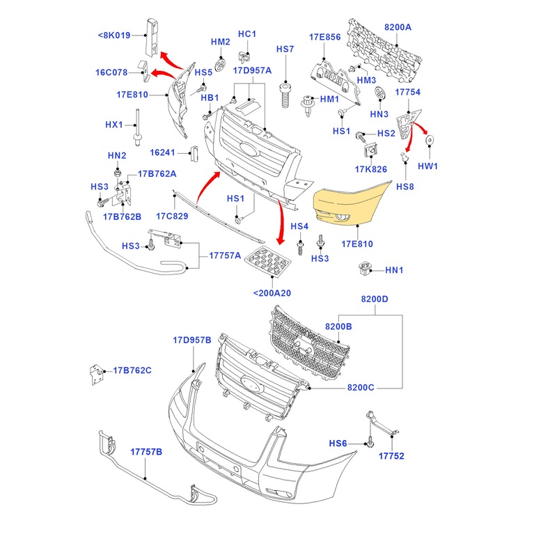 Genuine Left Bumper Cap Side Corner Fits Ford Transit Mk7 2006 To 2014 1437327