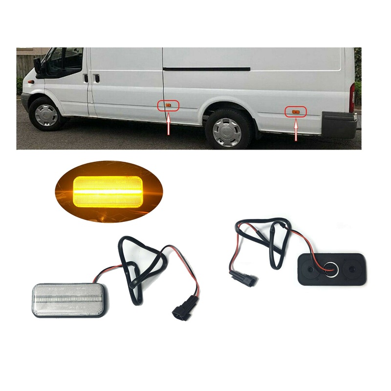 Led Side Marker Light 2X Fits Ford Transit Mk6 2000-2014 Vyc155034ac