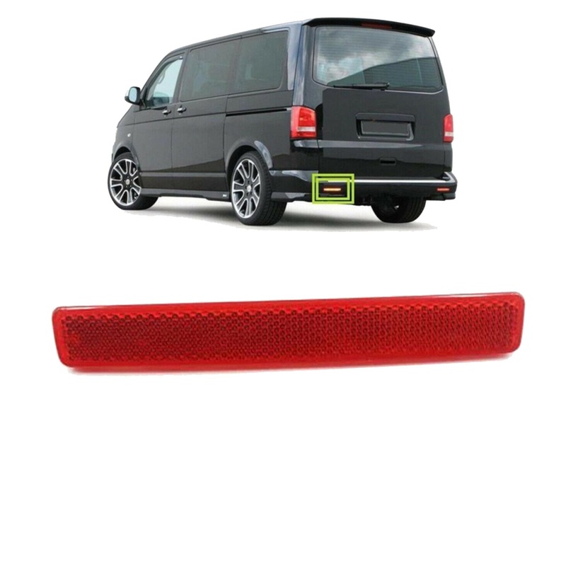 Vw Transporter Multivan Rear Left Side Bumper Reflector 2003 To 2015 7E0945105