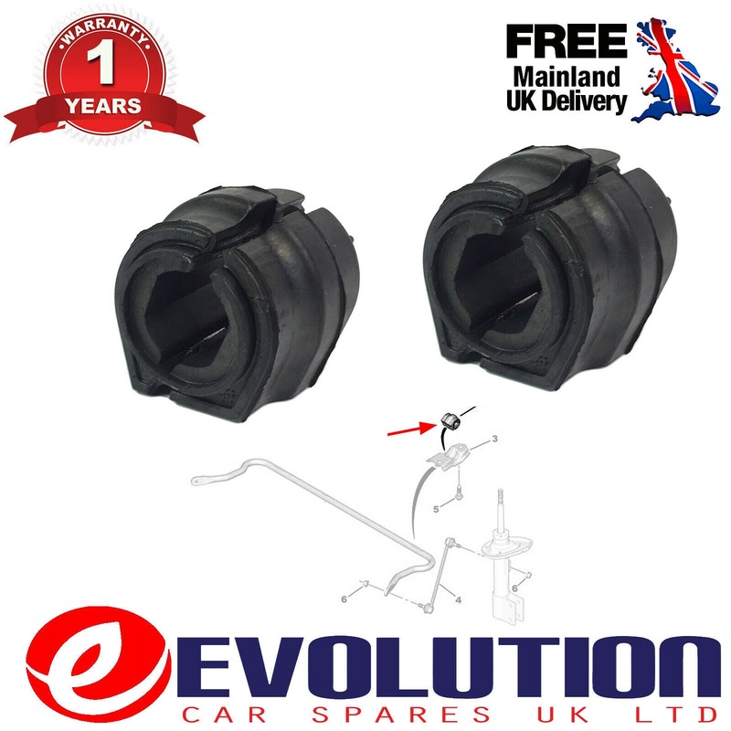 2 X Anti-Roll Bar Bushing Kit Fits Citroen Peugeot, 5094.E2, 5094.C4,  22,5 Mm