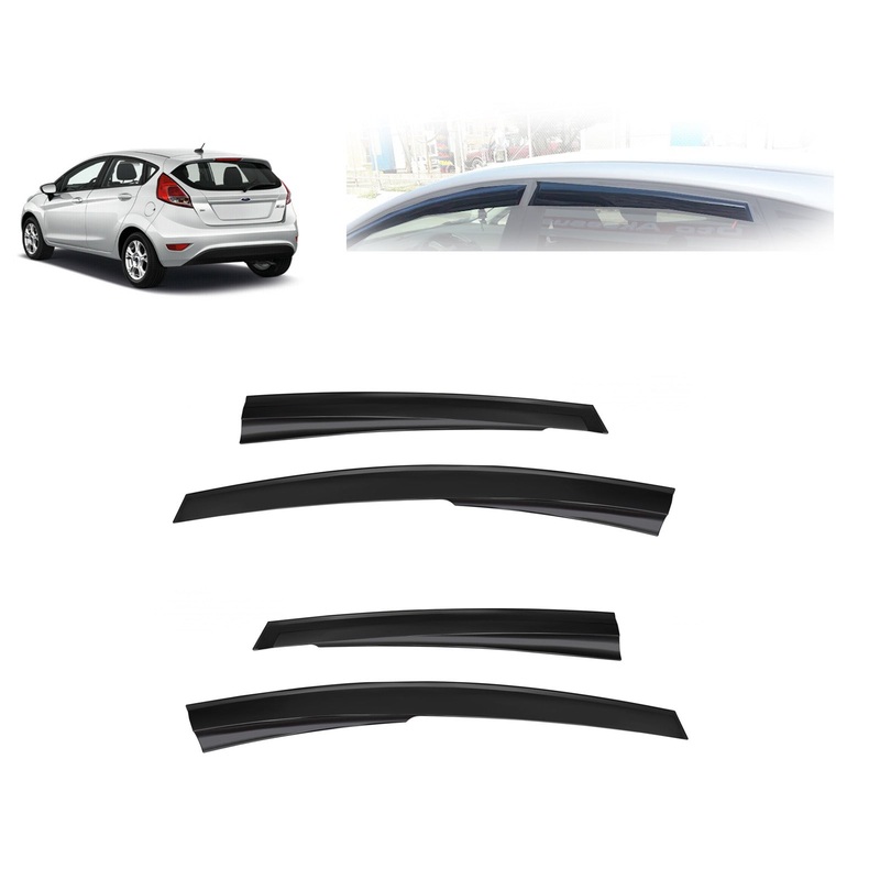 Ford Fiesta Wind Rain Smoke Deflectors Sunplex 4 Pcs 2010 To 2015 Sp-S-017