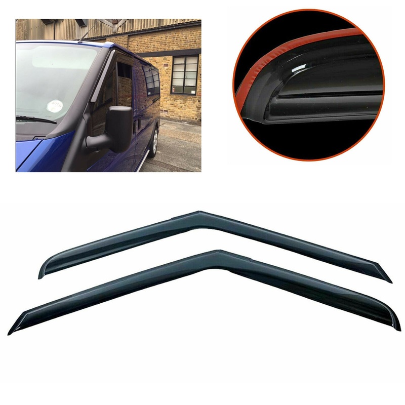Ford Transit Mk6 Mk7 Wind Rain Smoke Deflector Protector X2 2002 To 2013 Sp-S-81
