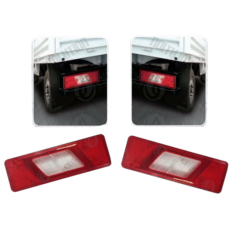 Ford Transit Mk8 Tipper Back Rear Light Lens Right And Left Side X2 1831256