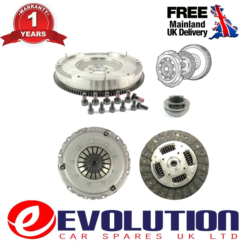 Solid Mass Flywheel Clutch Kit Bearing Bolts Fits Peugeot, Citroen 1.6 , 826033