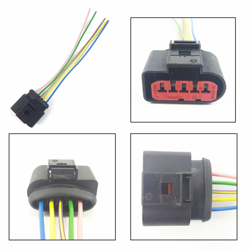 Volkswagen Flowmeter Plug Extension Wiring Harness Loom 5 Pin Connector