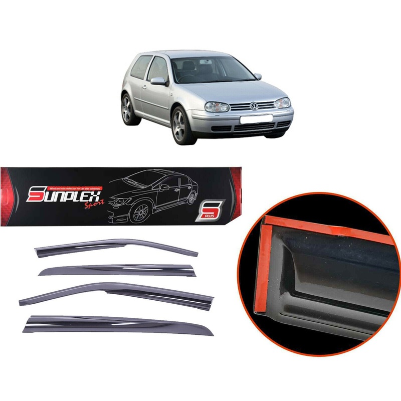 Vw Golf Iv Wind Rain Smoke Deflector Sunplex 4 Pcs Sp-S-107