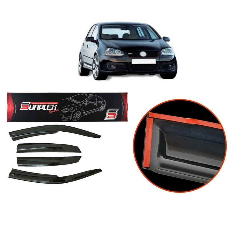 Vw Golf Mk5 Mk6 Mk7 Wind Rain Smoke Deflector Sunplex 4 Pcs (Suitable For Hb Not For Estate)