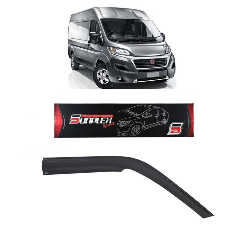 Wind Rain Smoke Deflector Sunplex 2 Pcs Fits Fiat Ducato 2006 To 2021 Sp-S-39