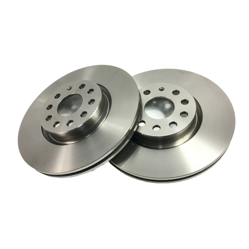 2X Front Brake Discs Fits Vw Beetle, Audi A3, Seat Leon,Skoda Octavia, 561615301