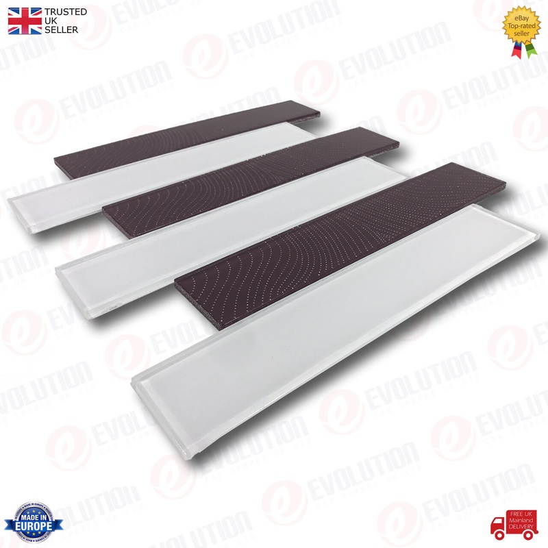 30X30 Cm Interlocking Glass Wall Tile Sheet Grey & Burgundy With Dotted Wave