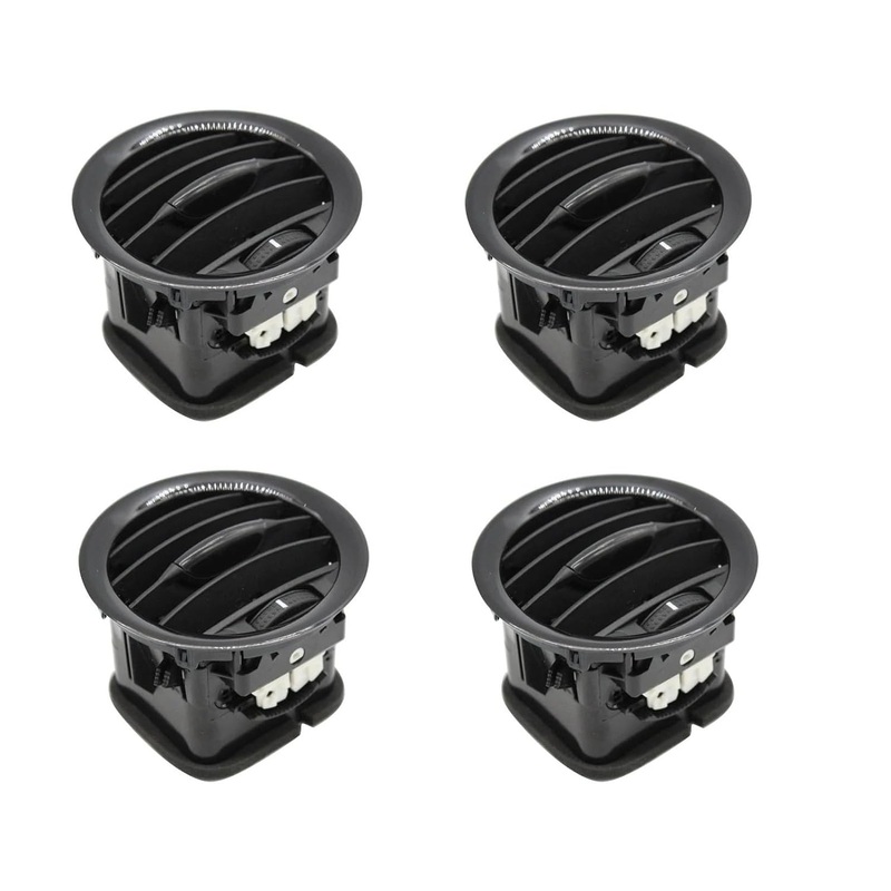 4X Interior Air Vent Nozzle Grille Black Dashboard Fits Vauxhall  Opel  Corsa D Adam 13417363  22010