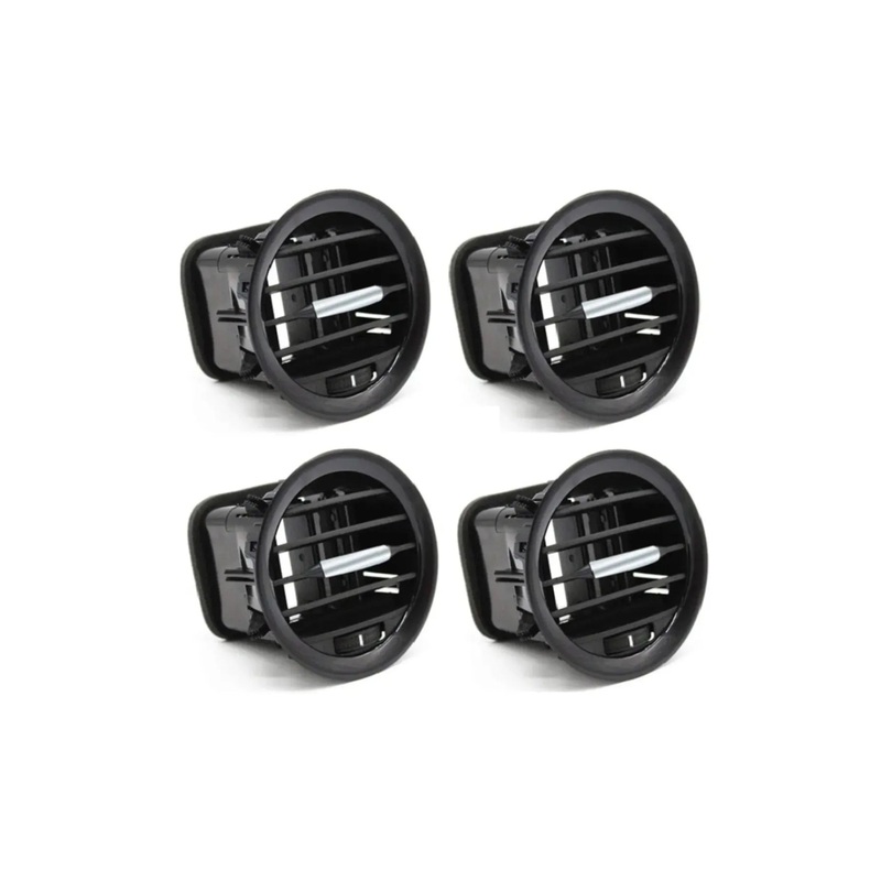 4X Interior Air Vent Nozzle Grille Middle Chrome Fits Vauxhall Opel Corsa D Adam 13417362 2201098