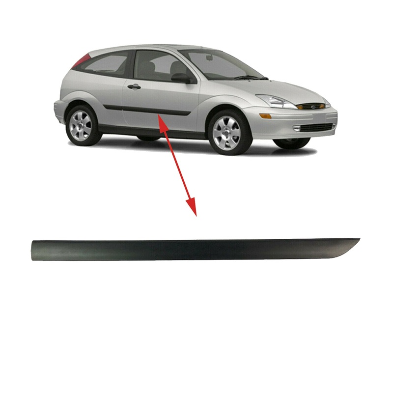 Front Right Door Trim Moulding Fits Ford Focus 1998 To 2005 98Ab-F20938-Ae