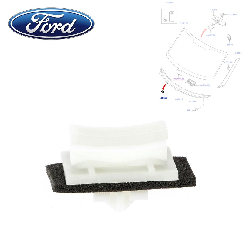 Oem Interior Rear View Mirror Fixing Short Clip Fits Transit, 1829079
