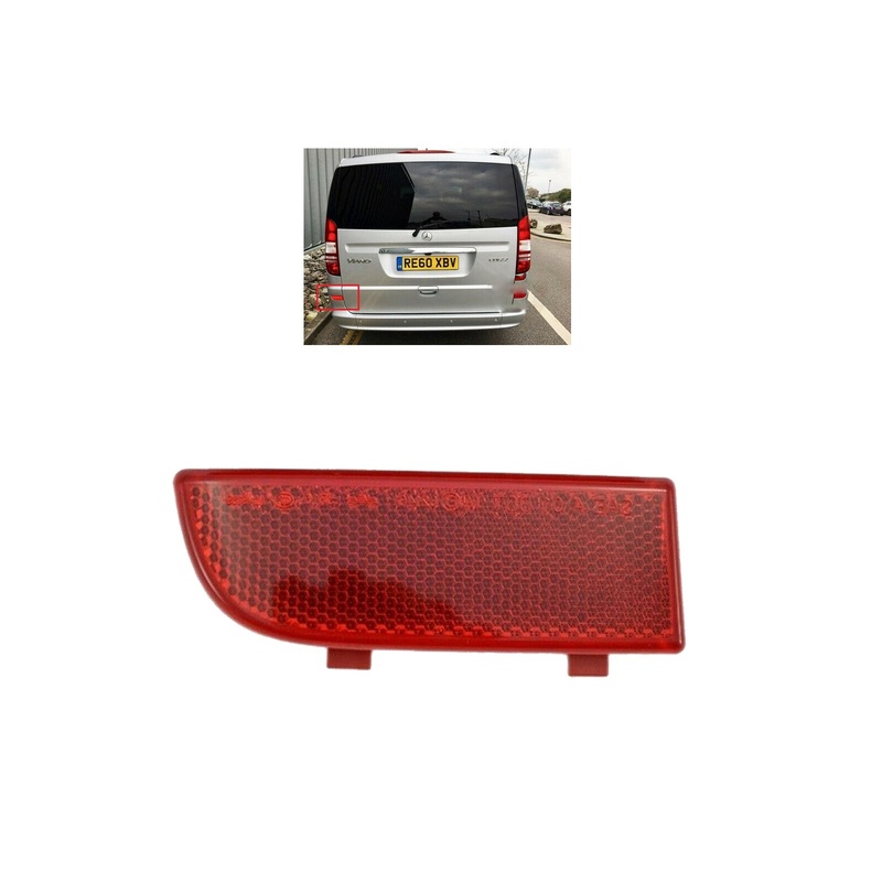 Rear Left Bumper Reflector Fits Mercedes Vito Viano 03 To15  A6398260440