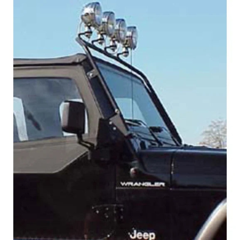 Warrior Products 872 Safari Sport Front Light Bar for 97-06 Jeep Wrangler TJ & Unlimited