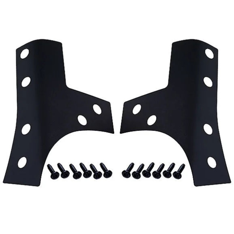 Kentrol 80074 Windshield Support Overlays in Black Textured for 07-18 Jeep Wrangler JK