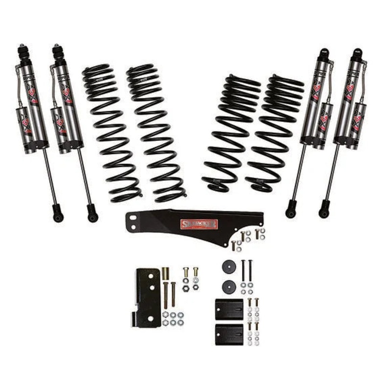 Skyjacker JK25BKXLT 2.5" Dual Rate Long Travel Suspension Lift with ADX Reservoir Shocks for 07-18 Jeep Wrangler JK