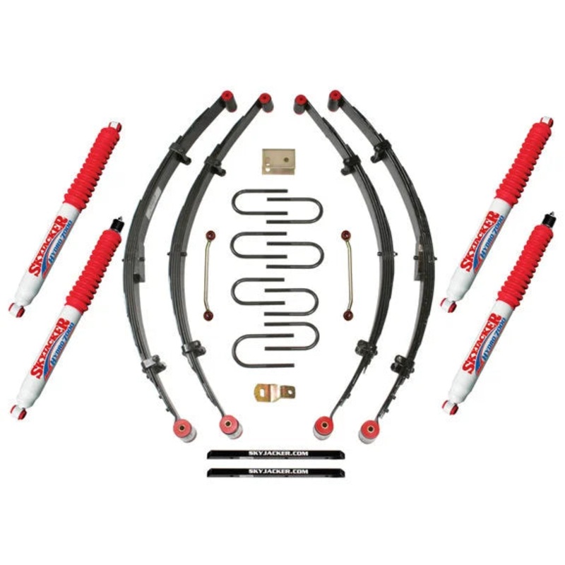 Skyjacker YJ41BKH 4" Sport Suspension Lift Kit with Hydro Shocks for 87-95 Jeep Wrangler YJ