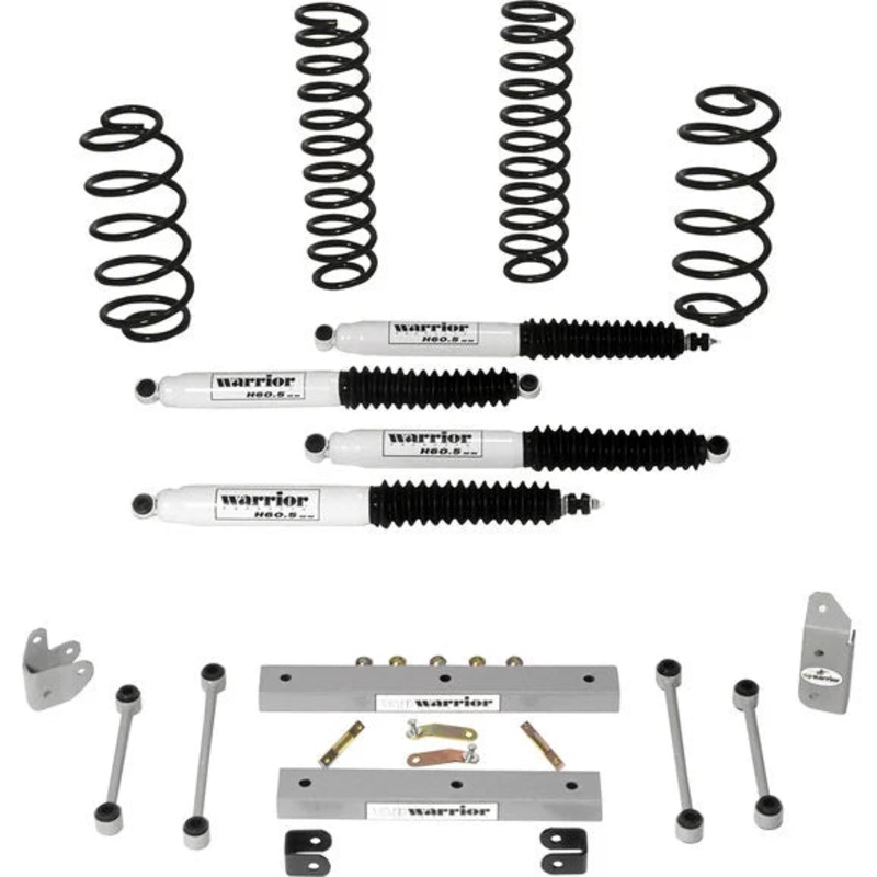 Warrior Products 30840 4" Economy Lift Kit for 97-02 Jeep Wrangler TJ