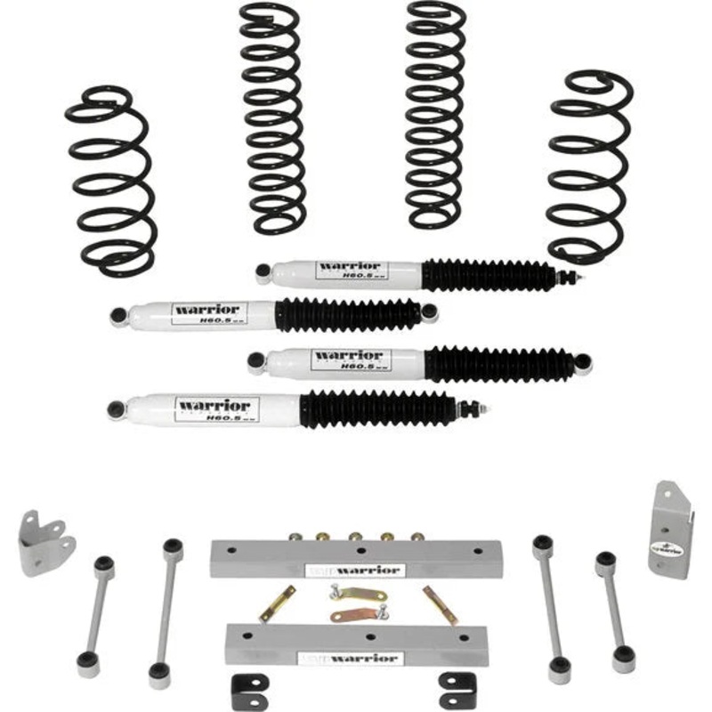 Warrior Products 30841 4" Economy Lift Kit for 03-06 Jeep Wrangler TJ & Unlimited