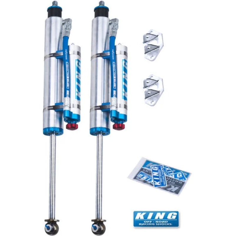 King Off Road Racing Shocks Front 2.5" OEM Performance Series Shocks with Compression Adjustment for 97-06 Jeep Wrangler TJ & Unlimited