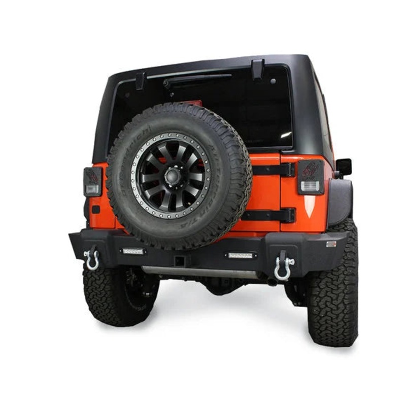 Fishbone Offroad FB22032 Rear Bumper with LEDs for 07-18 Jeep Wrangler JK