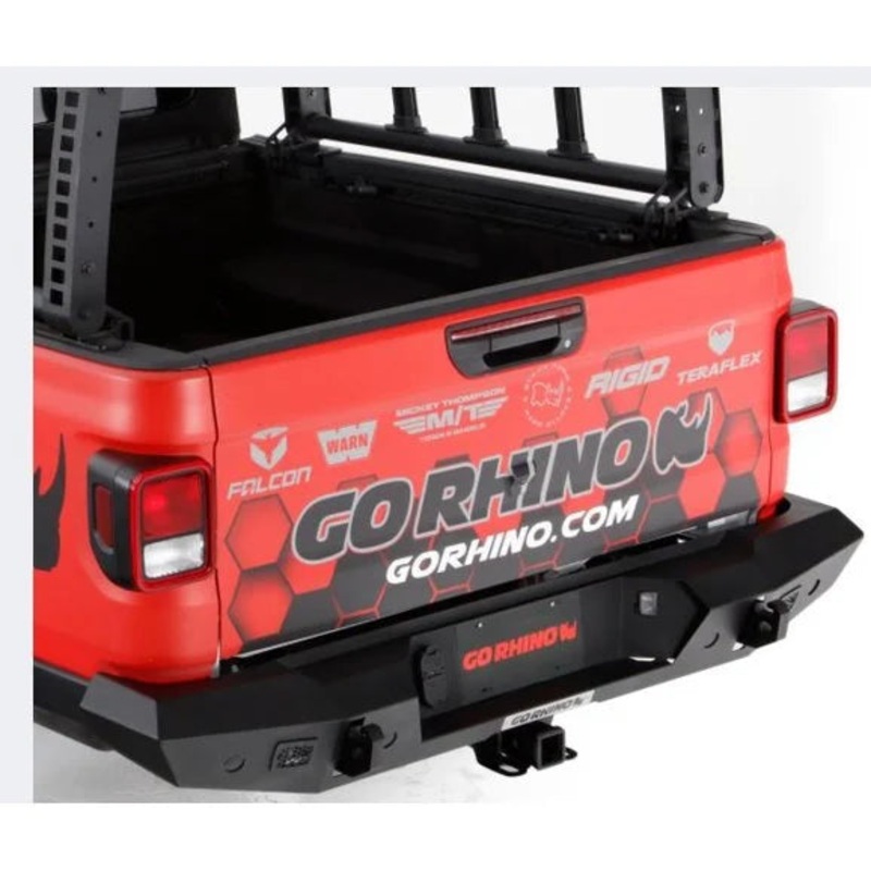 Go Rhino 273120T Trailline Rear Full Width Bumper for 20-24 Jeep Gladiator JT