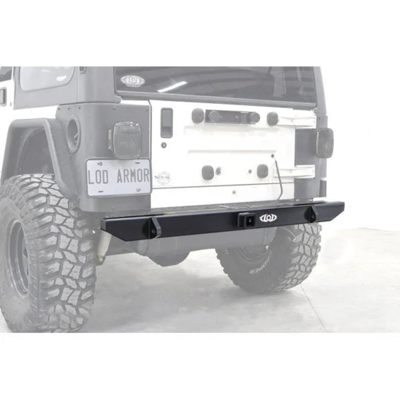 LoD Offroad JRB9621 Expedition Series Rear Bumper for 87-06 Jeep Wrangler YJ, TJ, & Unlimited