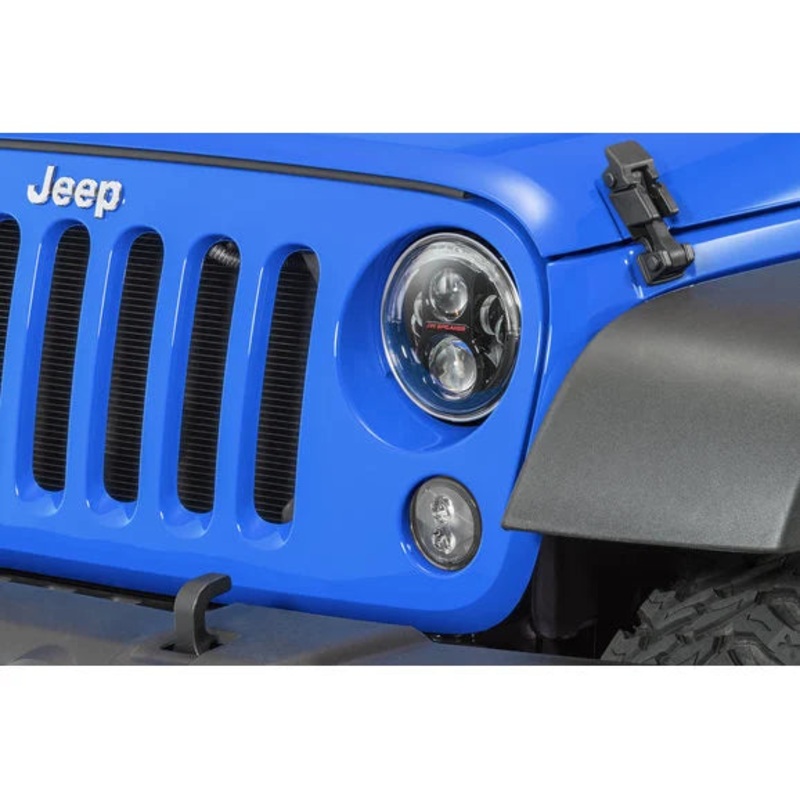 J.W. Speaker Model 8700 Evolution J2 Series 7" LED Headlight Pair for Jeep Wrangler JK