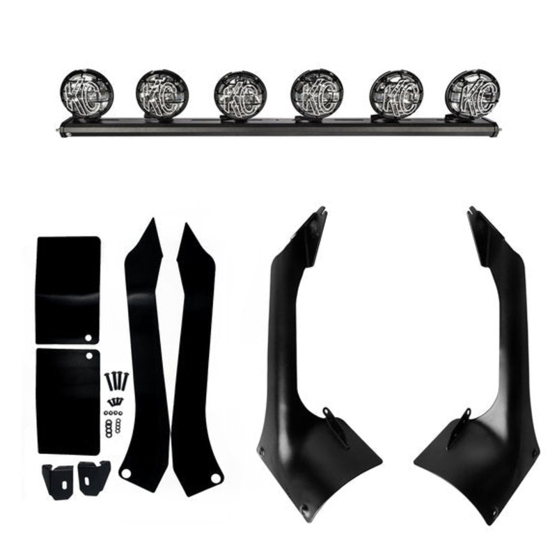 KC HiLiTES 50" Overhead Xross Bar Light Mount Kit for 18-24 Jeep Wrangler JL & Gladiator JT