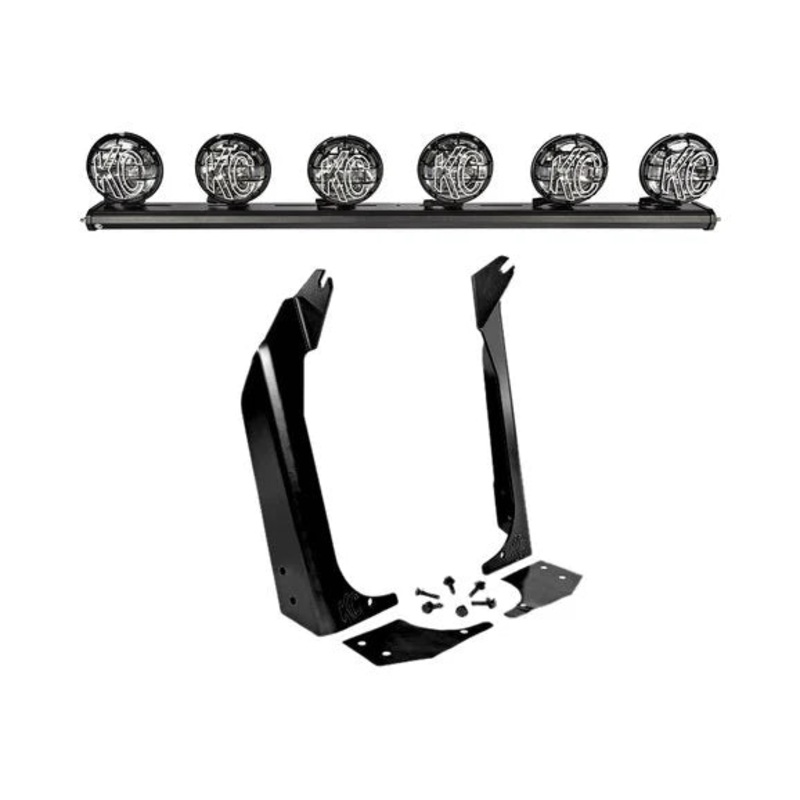 KC HiLiTES 50" Overhead Xross Bar Light Mount Kit for 97-06 Jeep Wrangler TJ & Unlimited TJ