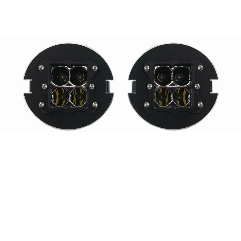 Toyota Tacoma (2005-2011) & Tundra (2005-2013) - LED Fog Light Kit - Clear Lens