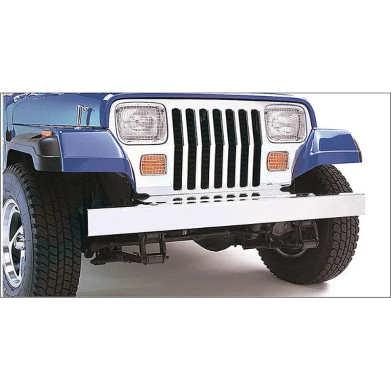Kentrol 30471 42" Stainless Front Bumper without Holes for 45-86 Jeep CJ