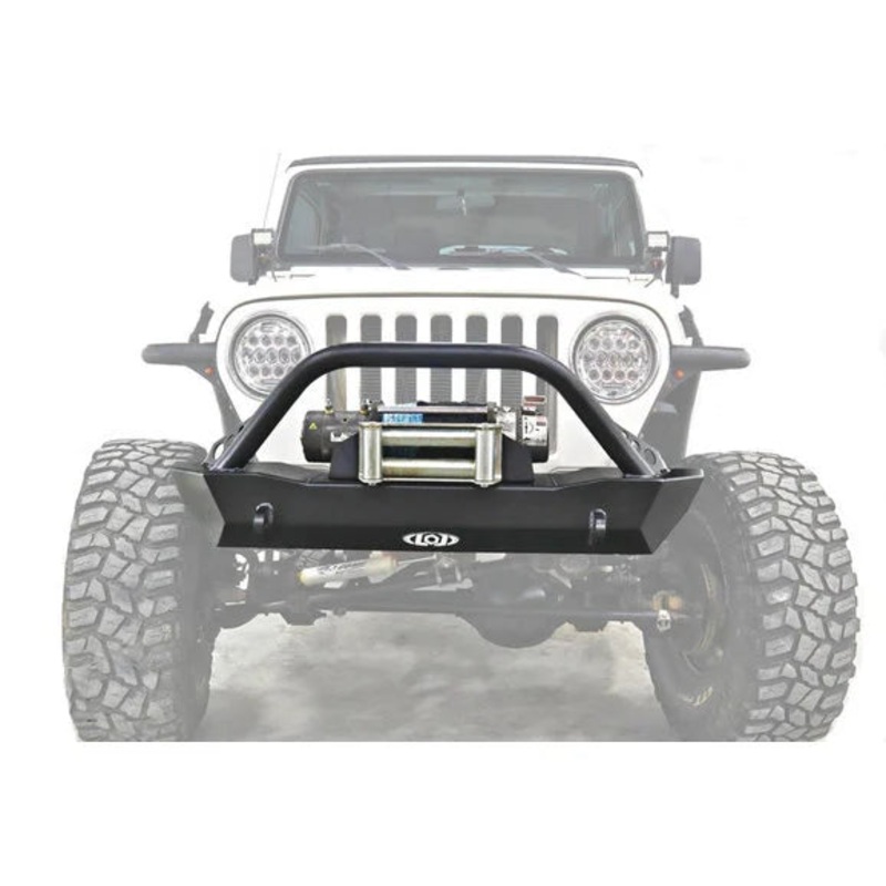 LoD Offroad Destroyer Series Shorty Front Bumper for 87-06 Jeep Wrangler YJ, TJ, & TJ Unlimited