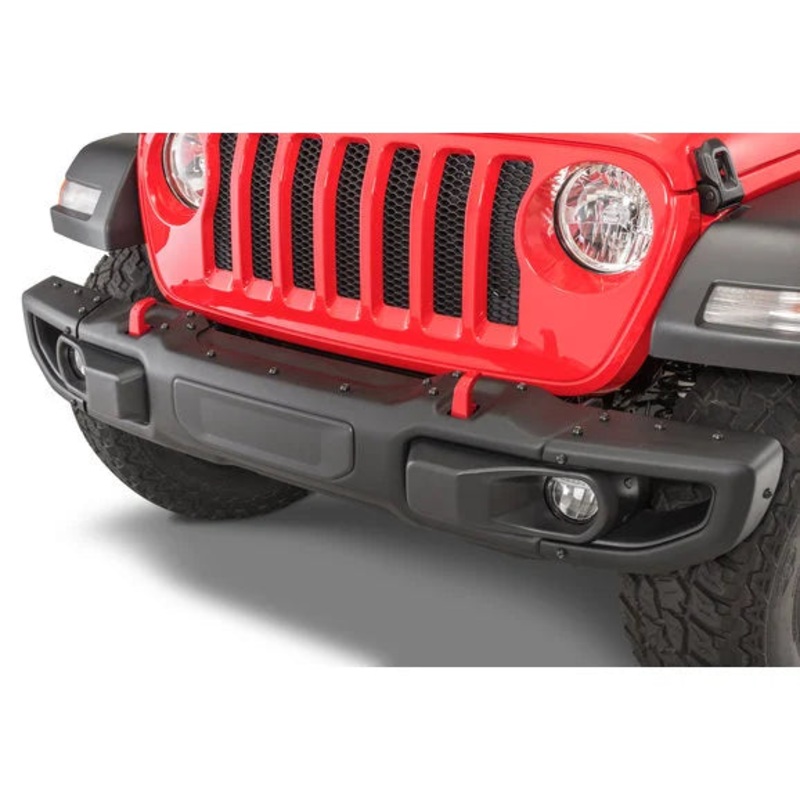 Mopar 82215121AC 3 Piece Rubicon Steel Front Bumper for 18-22 Jeep Wrangler JL & Gladiator JT