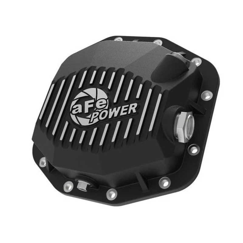 aFe Power 46-71000B Pro Series Rear Differential Cover in Black for 18-24 Jeep Wrangler JL with Dana 44 Rear Axle
